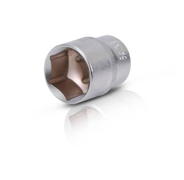 Головка шестигранна 1/2", 27×42 мм, Cr-V, STORM INTERTOOL ET-0027