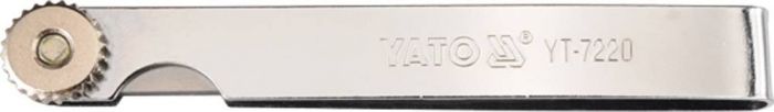 Щупи вимірювальні YATO, 100 х 10мм, 17шт., h=0,02-1мм [10/200]