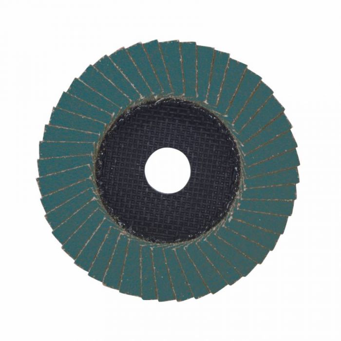 Диск пелюстковий ZIRCONIUM MILWAUKEE SL 50/125, зерно 80, Ø 125мм