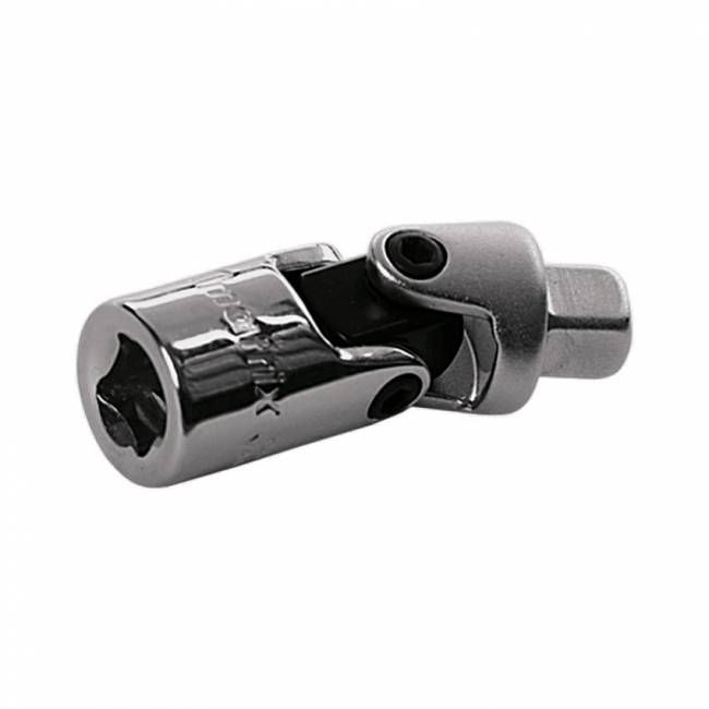 Шарнір карданний з квадратом 1/4", CrV, полірований хром, MTX MASTER