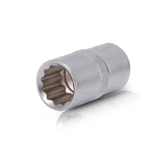 Головка дванадцятигранна 1/2", 16×38 мм, Cr-V STORM INTERTOOL ET-0216