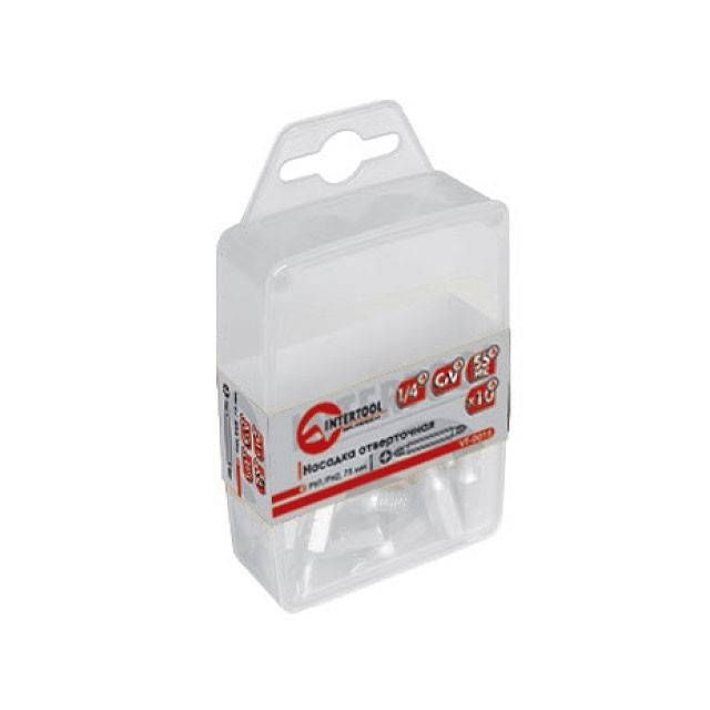 Комплект насадок до викруток PZ0, 1/4", 25 мм, уп. 25 шт. INTERTOOL VT-0020