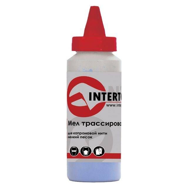 Крейда трасувальна, 115 г, синя INTERTOOL MT-0005