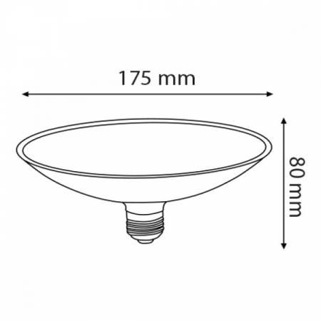 Світлодіодна лампа UFO-15 15W E27 4200K