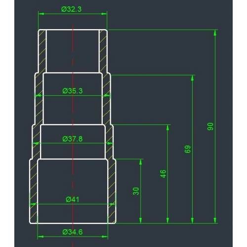 Адаптер для електроінструменту Vitals AE 35SP