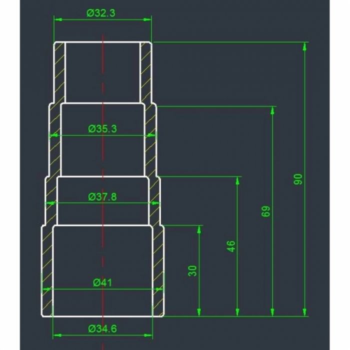 Адаптер для електроінструменту Vitals AE 35SP