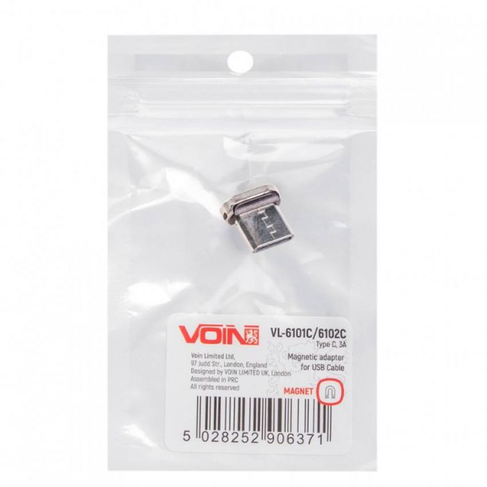 Адаптер для магнітного кабелю VOIN 6101C/6102C, Type C, 3А (VP-6101C/6102C)