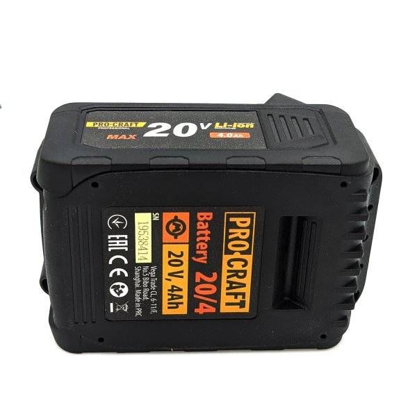 Акумуляторна батарея Procraft UNIVERSAL Battery 20/4 4 А/г