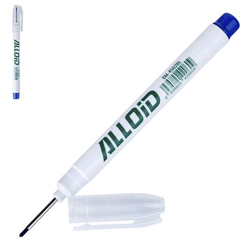 Alloid. Маркер будівельний з довгим носиком, синій