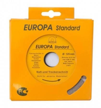 Алмазний диск Сегмент" 125мм EUROPA