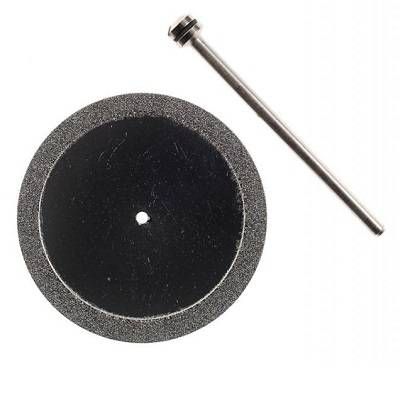 Алмазний відрізний диск з дискоутримувачем, діам. 38 мм, товщина 0,6 мм