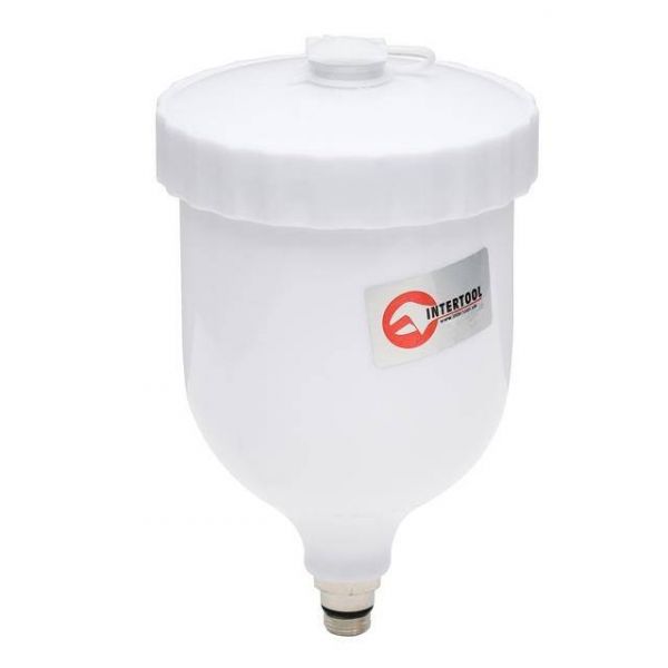 Бачок пластиковий, зовнішня різьба M14x1,25, 600 мл INTERTOOL PT-1902