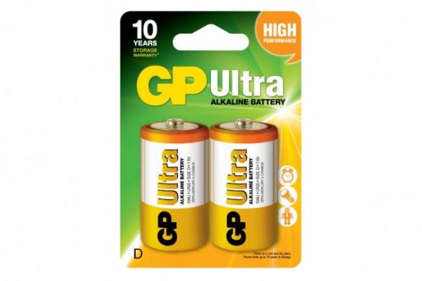 Акумулятор GP D (LR20) Ultra Alkaline 13AU-U2 Акумулятор GP D (LR20) Ultra Alkaline 13AU-U2