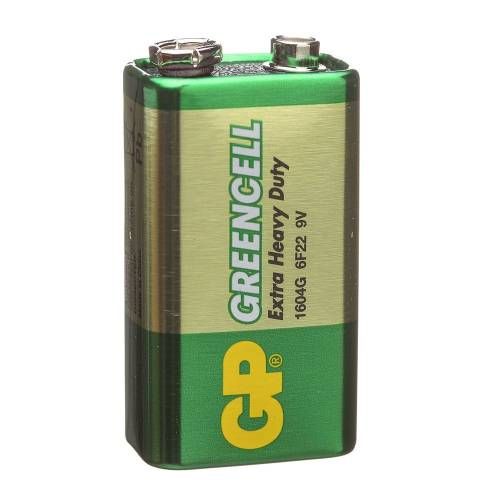 Батарейка GP GREENCELL 9.0V сольова,1604GLF-S1,6FS22