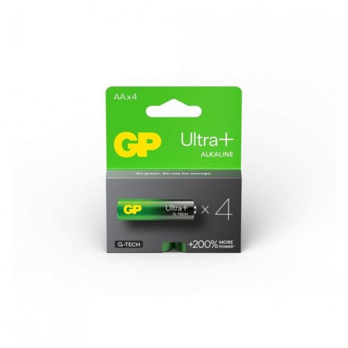Батарейка GP Ultra Plus Alkaline 1,5V (LR6) лужна 15AUP21-SB4 блістер 4 шт