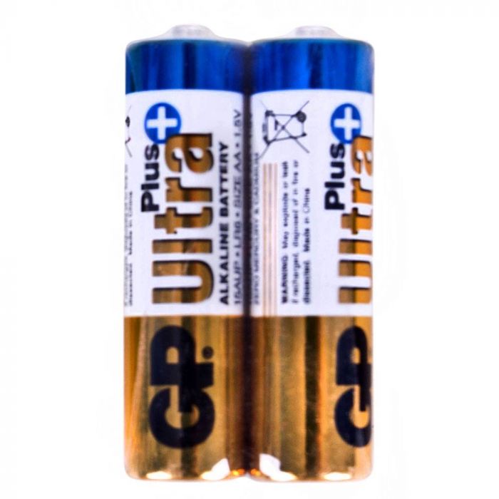 Батарейка GP ULTRA PLUS ALKALINE 1.5V 15AUPHM-2S2 лужна, LR6, АА