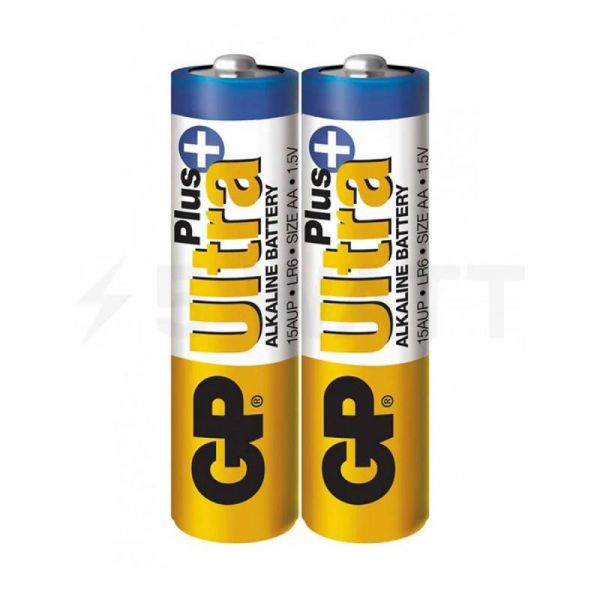 Батарейка GP ULTRA PLUS ALKALINE 1.5V 15AUPHM-2UE4 лужна, LR6, АА