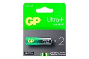 Батарейки AA LR6 №GP15АUРETA21-2GSB2 Ultra+ Alkaline GP 2шт.