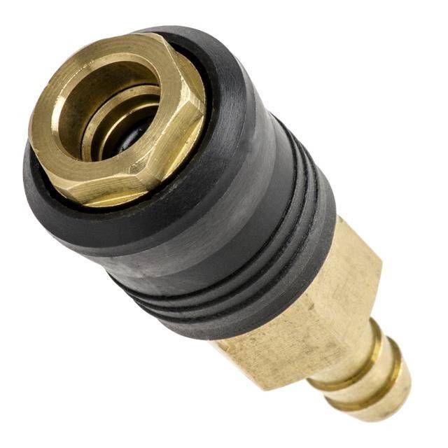 Швидкороз'ємне з'єднання на шланг 10мм, латунь INTERTOOL PT-1813