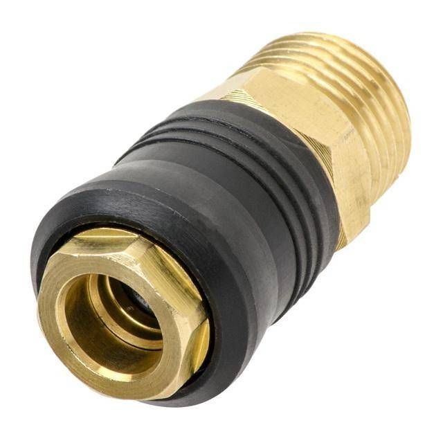 Швидкороз'ємне з'єднання із зовнішньою різьбою 1/2 ", латунь INTERTOOL PT-1817