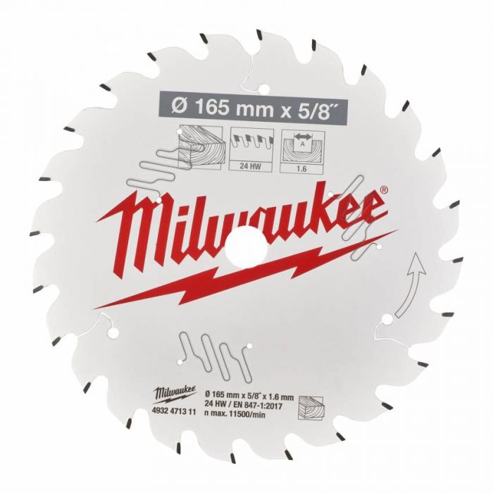 Диск пильний MILWAUKEE, Ø184/30мм, 48 зуб.