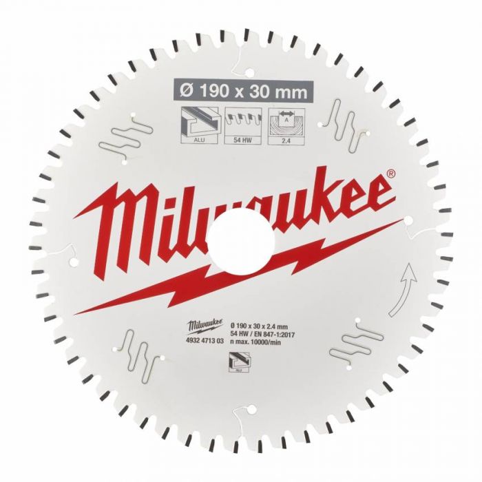 Диск пильний MILWAUKEE, Ø184/30мм, 48 зуб.