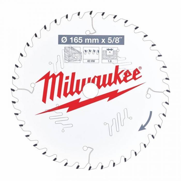 Диск пильний MILWAUKEE, Ø184/30мм, 48 зуб.