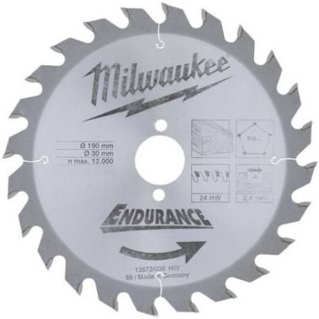 Диск пильний MILWAUKEE, Ø190/30/1,6мм