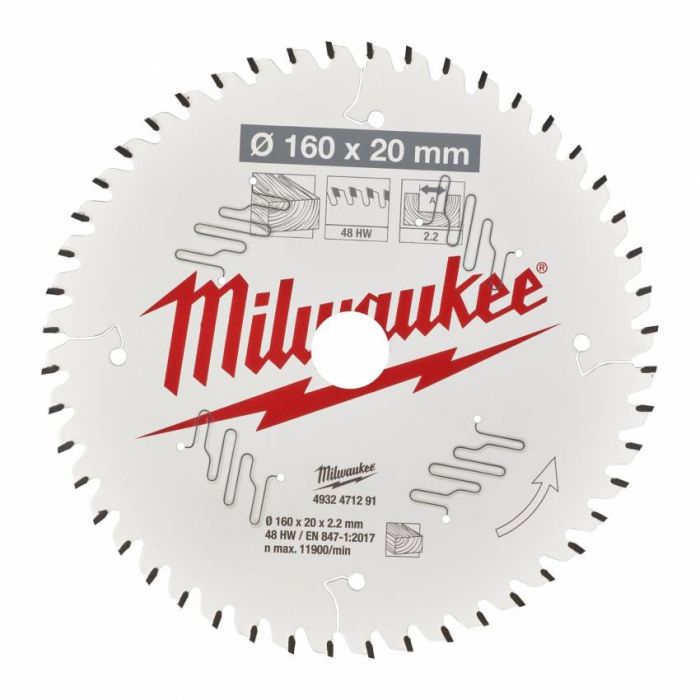 Диск пильний MILWAUKEE, Ø190/30/1,6мм