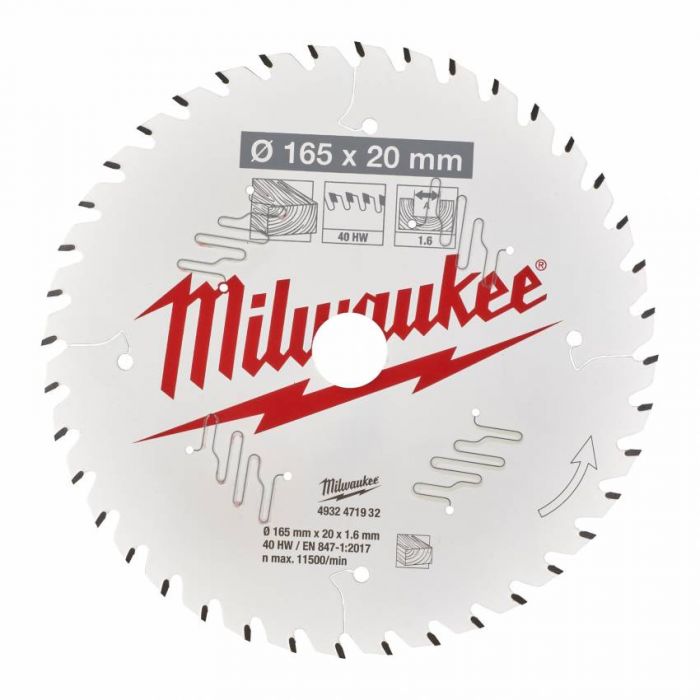 Диск пильний MILWAUKEE, Ø190/30/1,6мм