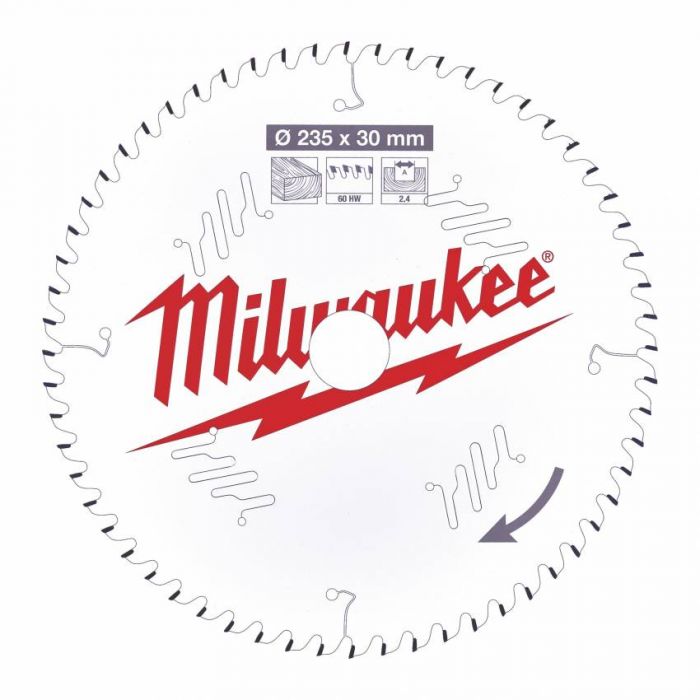 Диск пильний MILWAUKEE, Ø190/30/1,6мм