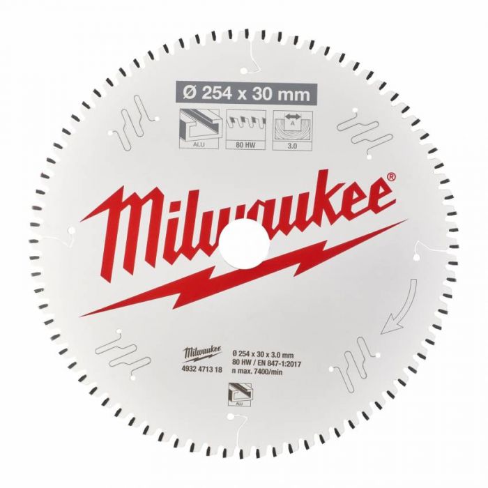 Диск пильний MILWAUKEE, Ø250/30мм, 40 зуб.