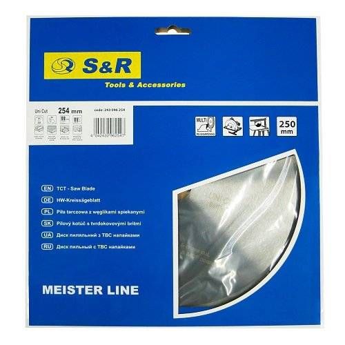 Диск пиляльний S & R Meister UniCut 254x30х3,2 мм