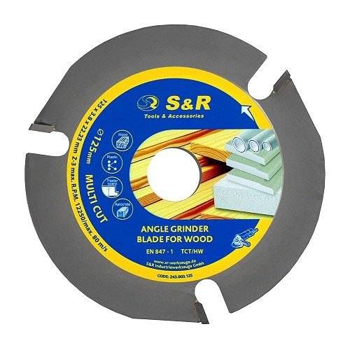 Диск пиляльний S&R MULTI CUT 125х22,2х3,8 мм