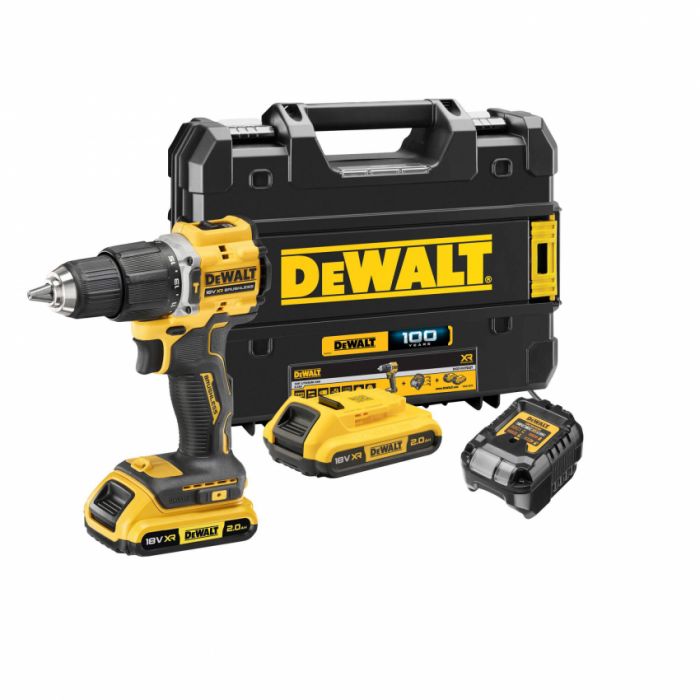 Дриль-шурупокрут 100 YEARS DeWALT DCD100YD2T