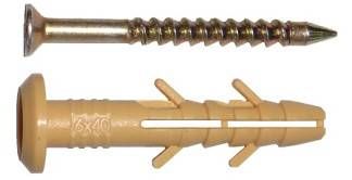 Дюбель швидкого монтажу, комірець, ЕСМКУ "Обрій", 6x40