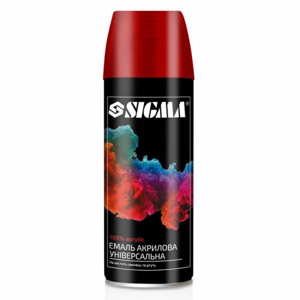 Емаль аерозольна акрилова 400мл RAL 3005 темно-вишневий глянець Емаль аерозольна акрилова 400мл RAL 3005 темно-вишневий глянець