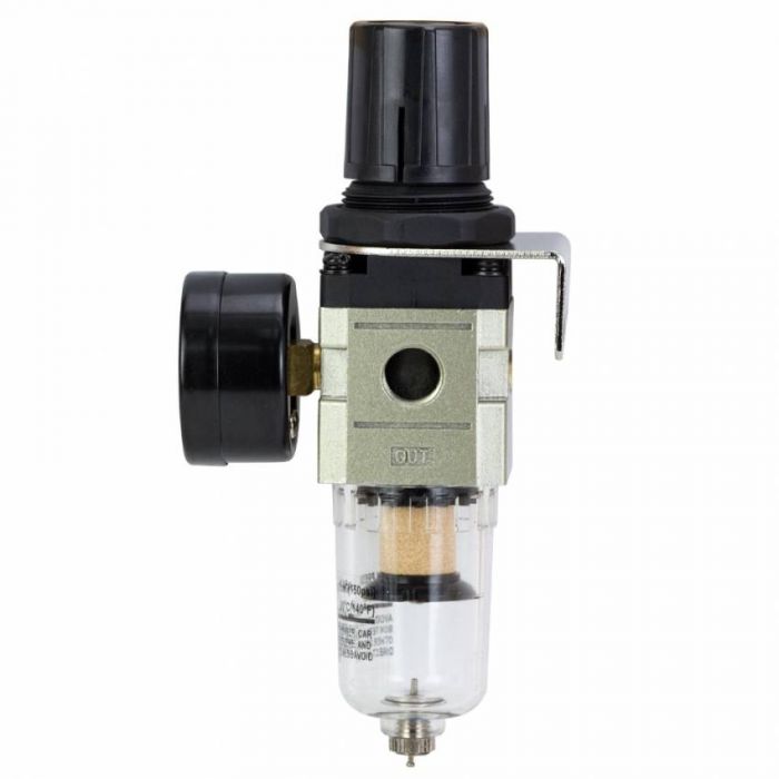 Фільтр вологовідділювач з редуктором та манометром 600л/хв 1/4" Sigma Refine (7034341)