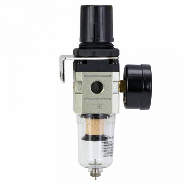 Фільтр вологовідділювач з редуктором та манометром 600л/хв 1/4" Sigma Refine (7034341)