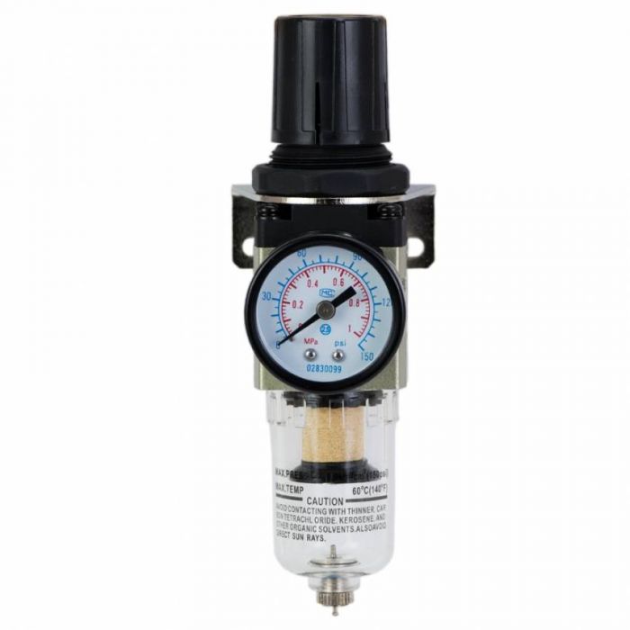 Фільтр вологовідділювач з редуктором та манометром 600л/хв 1/4" Sigma Refine (7034341)