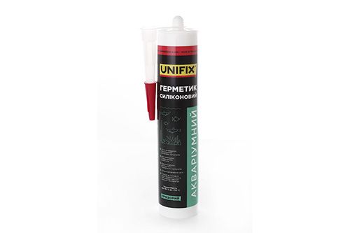 Герметик силіконовий акваріумний UNIFIX (прозорий) 280мл