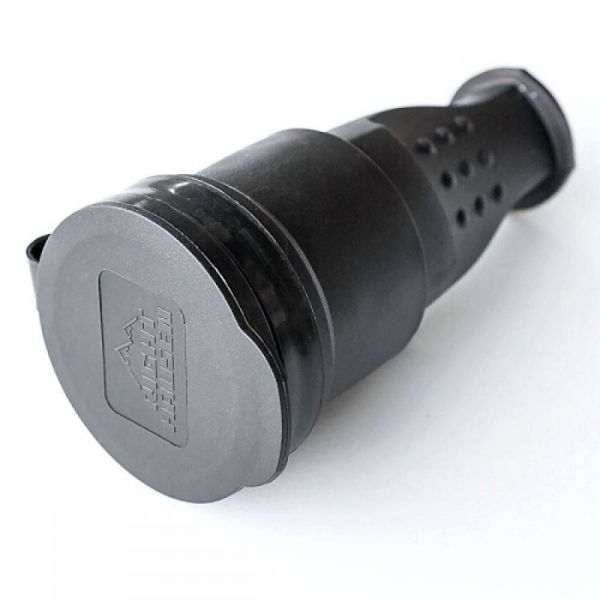 Гніздо RIGHT HAUSEN Waterproof штепсельне з/з каучукове чорне