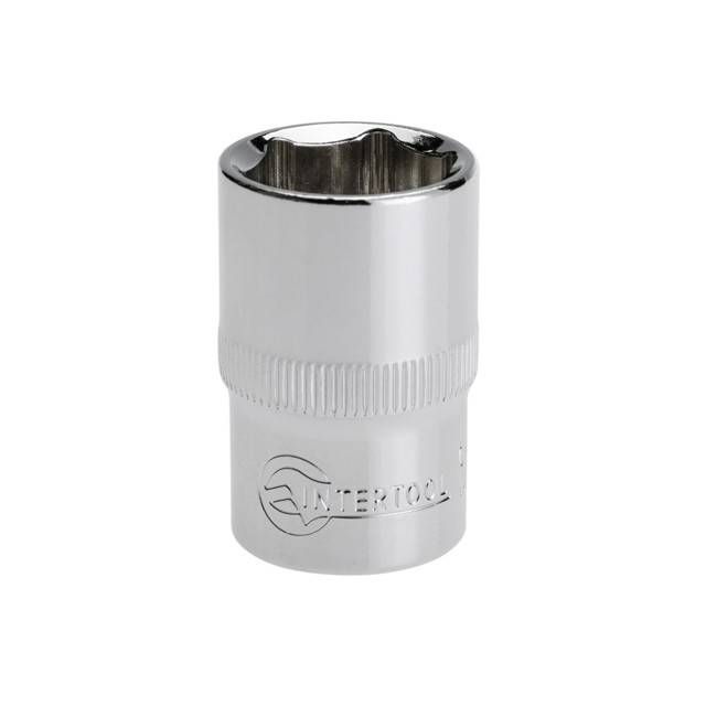 Головка шестигранна 1/2", 18×38 мм, Cr-V, STORM INTERTOOL ET-0018