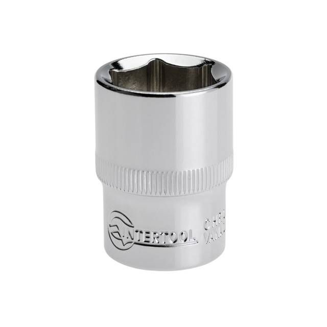 Головка шестигранна 1/2", 20×38 мм, Cr-V, STORM INTERTOOL ET-0020