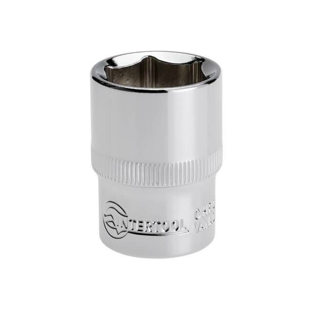 Головка шестигранна 1/2", 20×38 мм, Cr-V, STORM INTERTOOL ET-0020