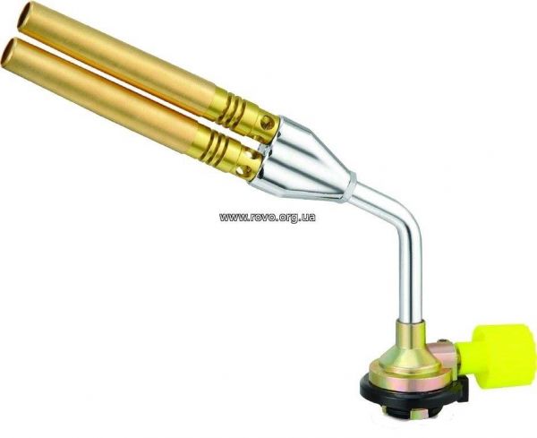 Пальник Подвійний Циклон Корея для газового балона VITA 220г