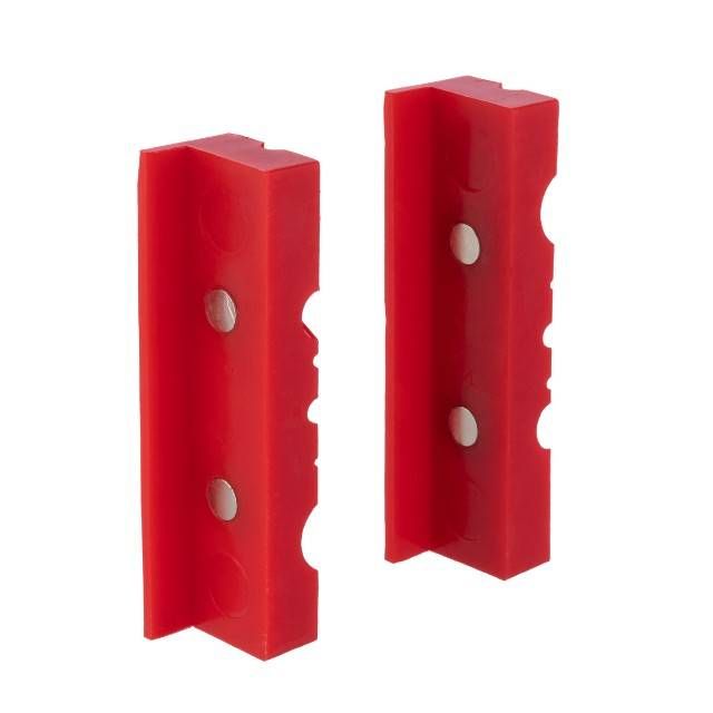 Губки гумові для лещат, 100 мм, магнітні INTERTOOL HT-0098