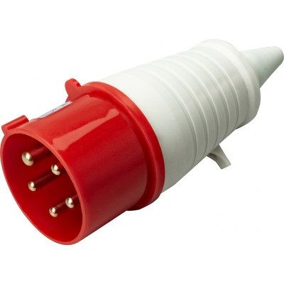 Вилка Horoz Electric 3Р+ N+ Е переносна ІР44 32A 220-415V/1/10/60 (122-001-0004-010)