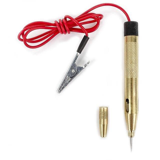 Індикатор напруги, 6–12–24 В, металевий корпус INTERTOOL VT-4009