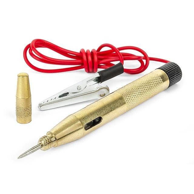 Індикатор напруги, 6–12–24 В, металевий корпус INTERTOOL VT-4009